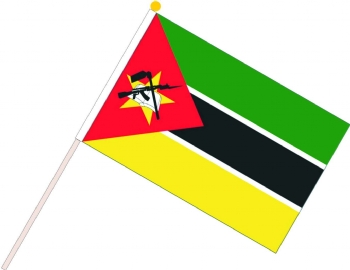 Mozambique hand flag
